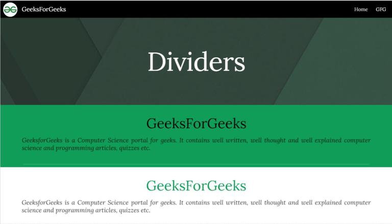 How to insert Dividers in New Google Sites? - GeeksforGeeks