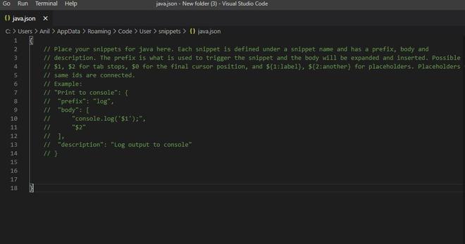 What Is Snippet And How To Create Java Snippets In Vscode For Competitive Programming