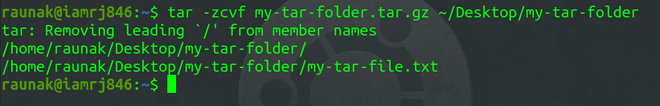 tar file