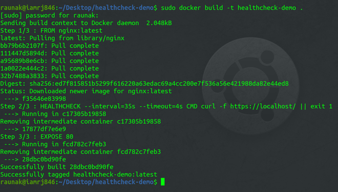 docker healthcheck spring boot