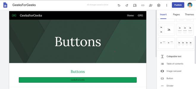 How To Make A Button To Another Page In Google Sites