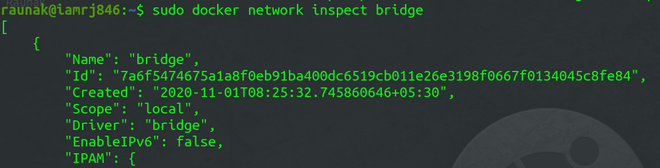 network inspect bridge