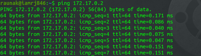 Testing the Network Connectivity