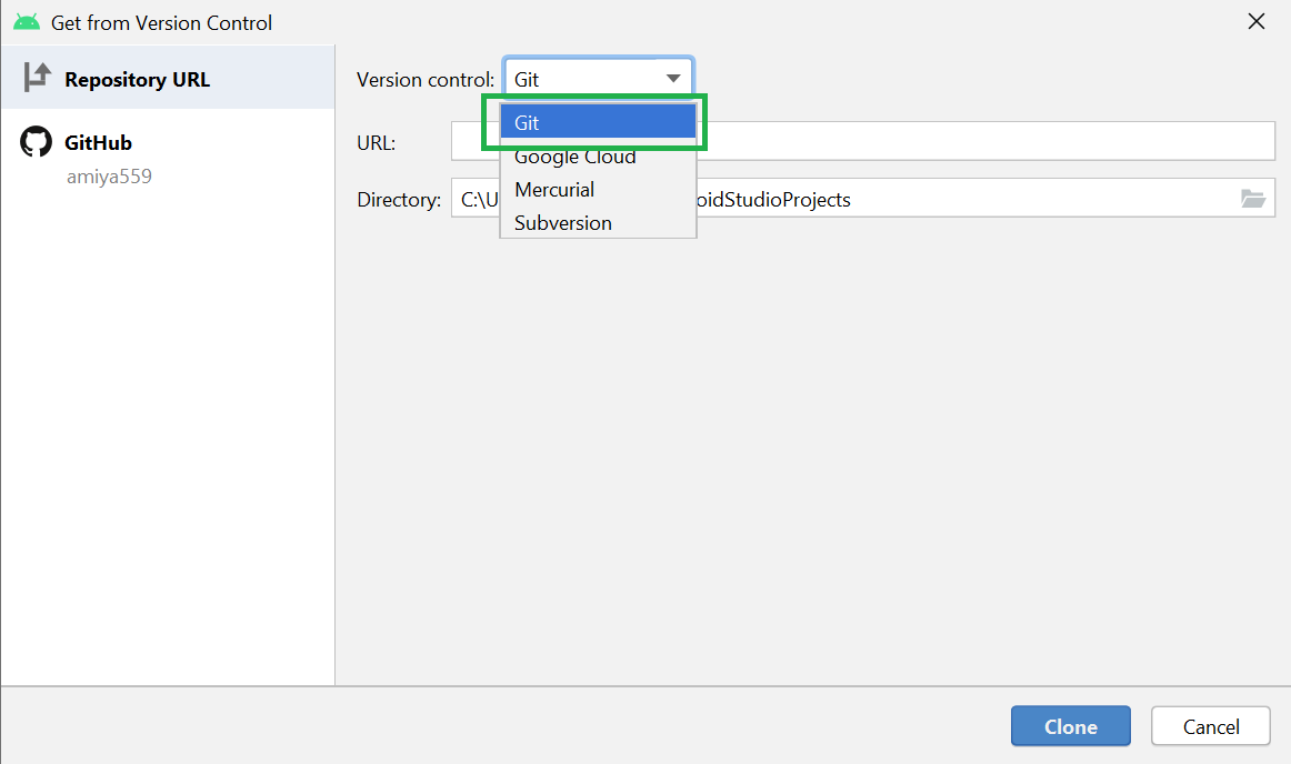 How to Clone Android Project from GitHub in Android Studio? - GeeksforGeeks