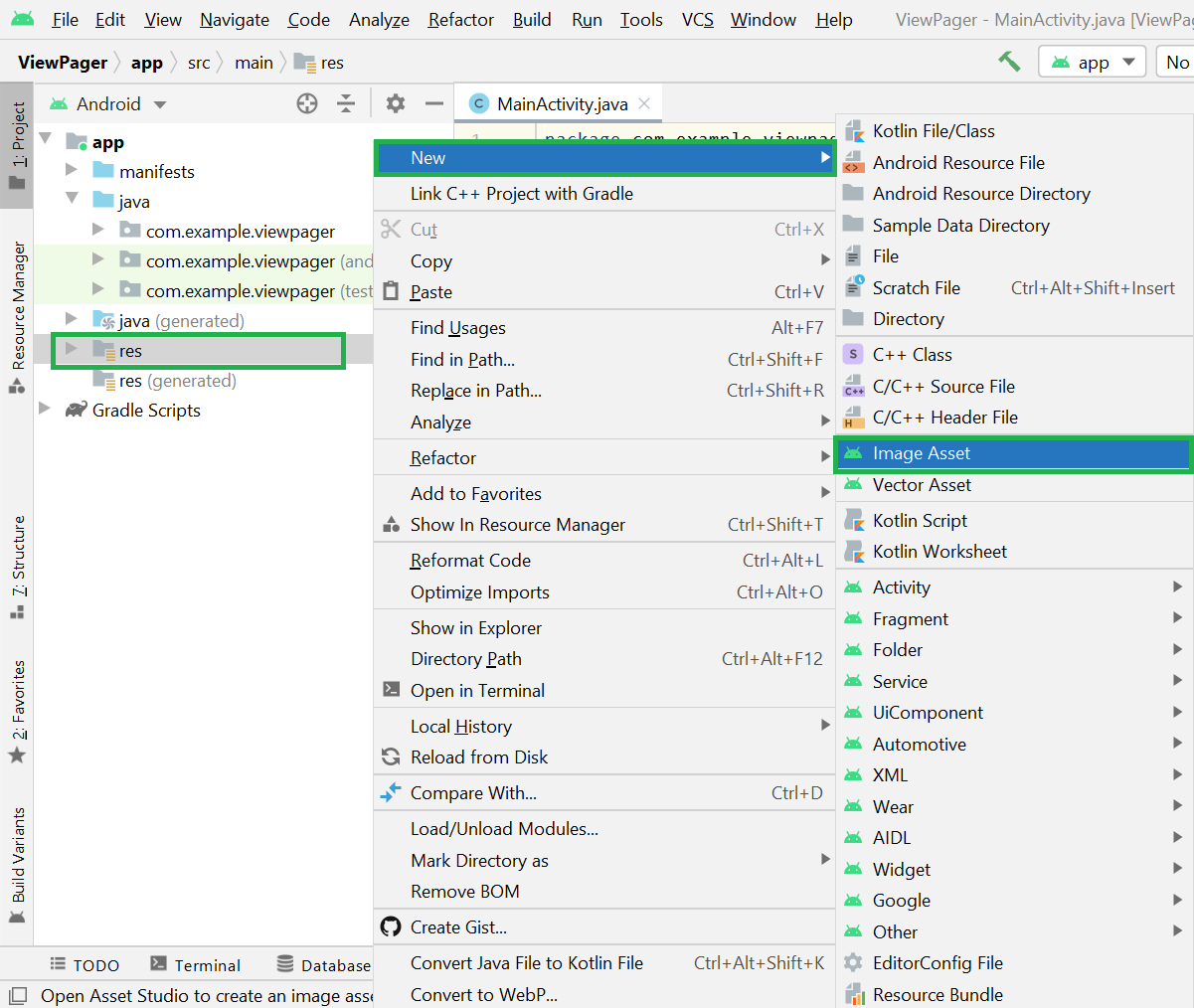 How to Add Image to Drawable Folder in Android Studio? - GeeksforGeeks