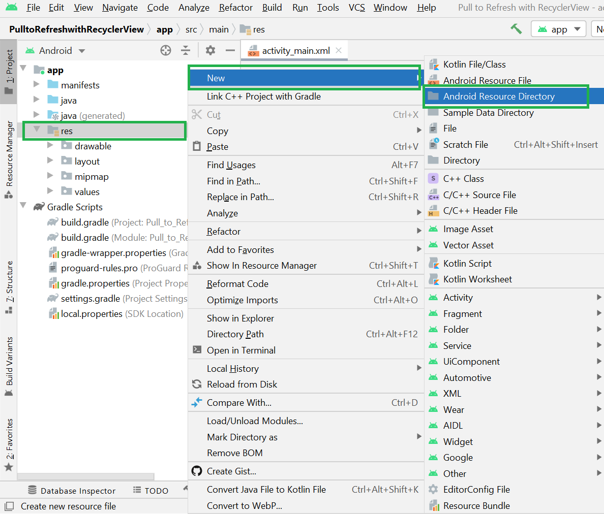 Resource Raw Folder in Android Studio - GeeksforGeeks