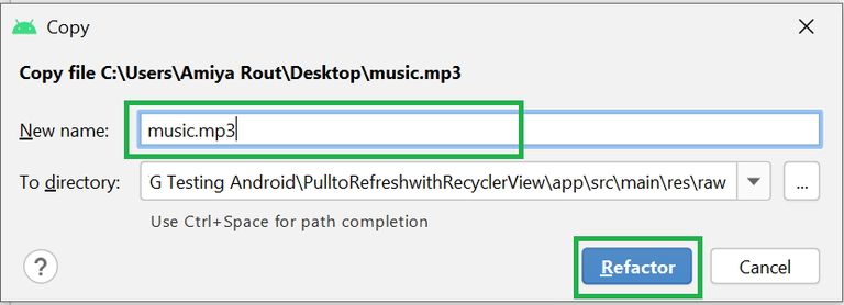 How to Add Audio Files to Android App in Android Studio? - GeeksforGeeks