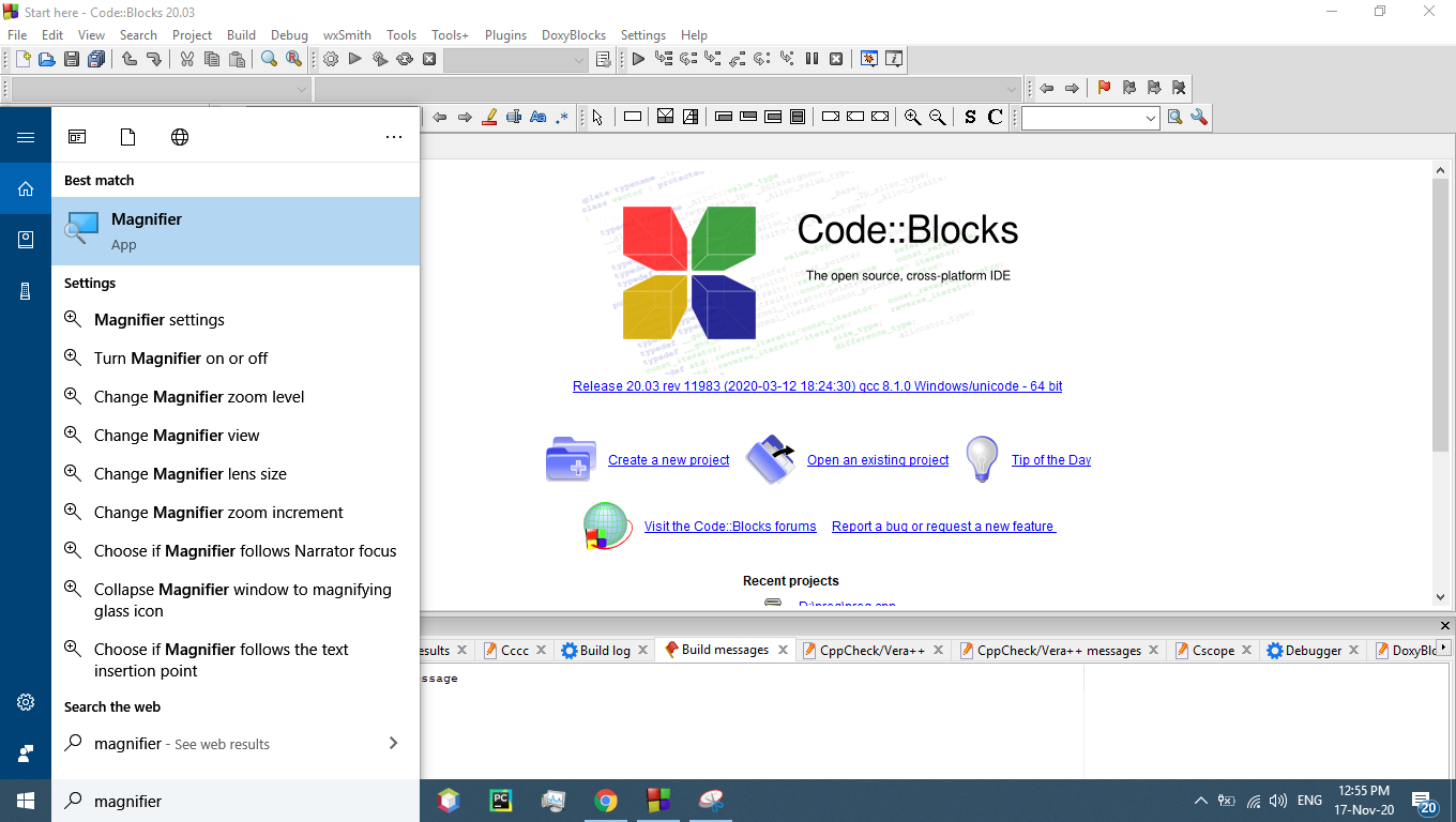 getting started with codeblocks