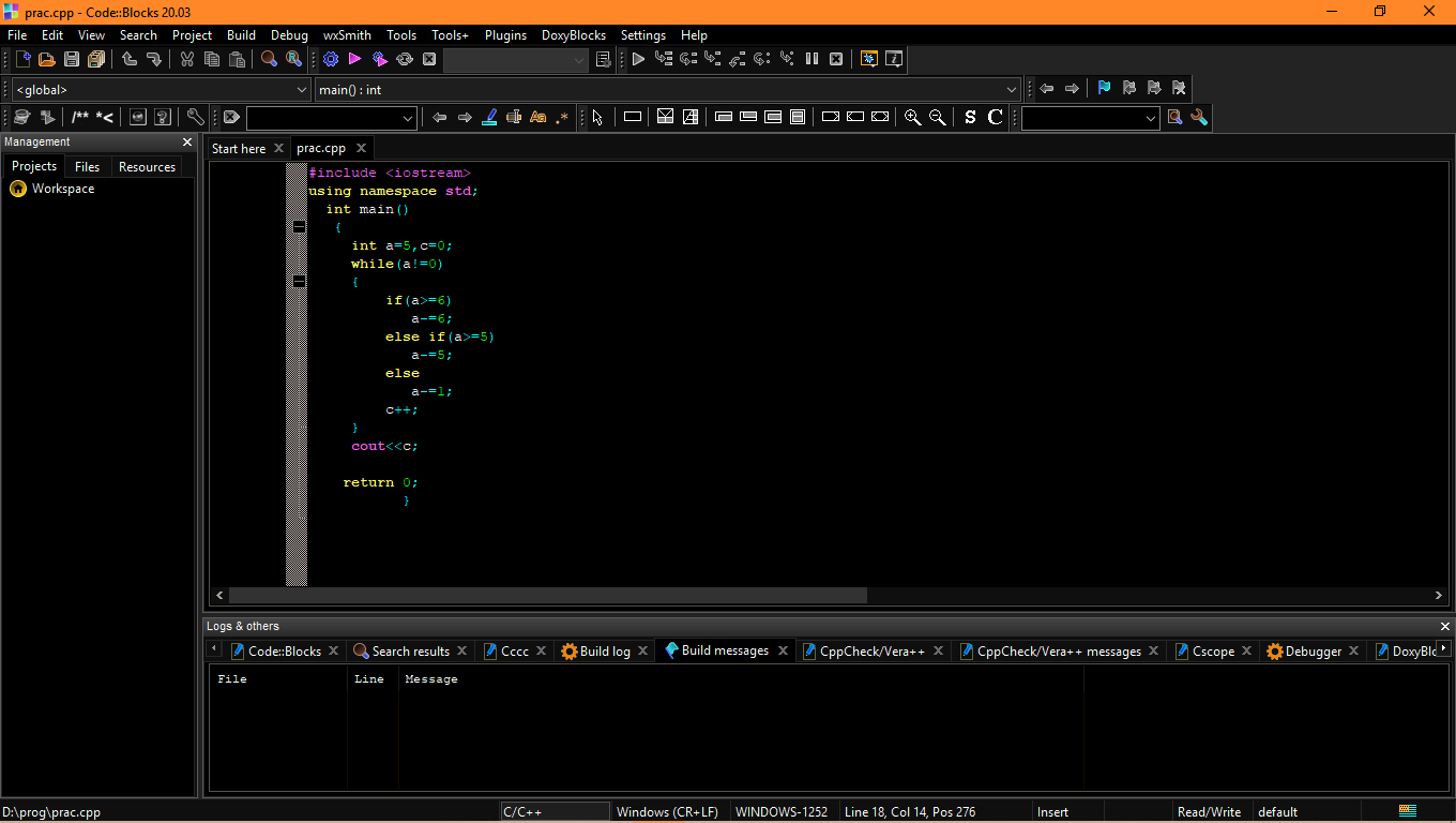 code blocks vs codelite