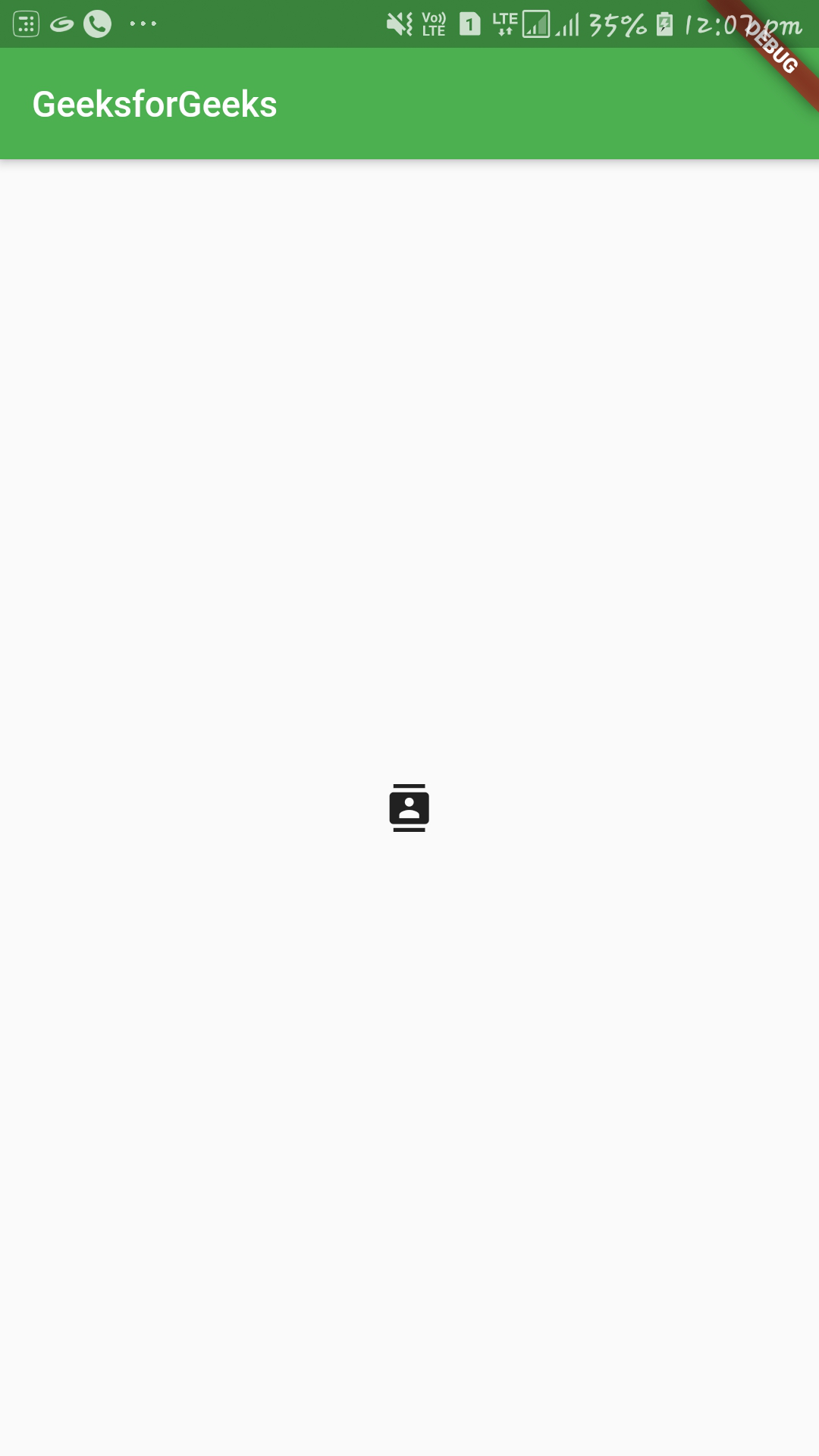 Build a Simple Contact List App with Search Bar in Flutter - GeeksforGeeks