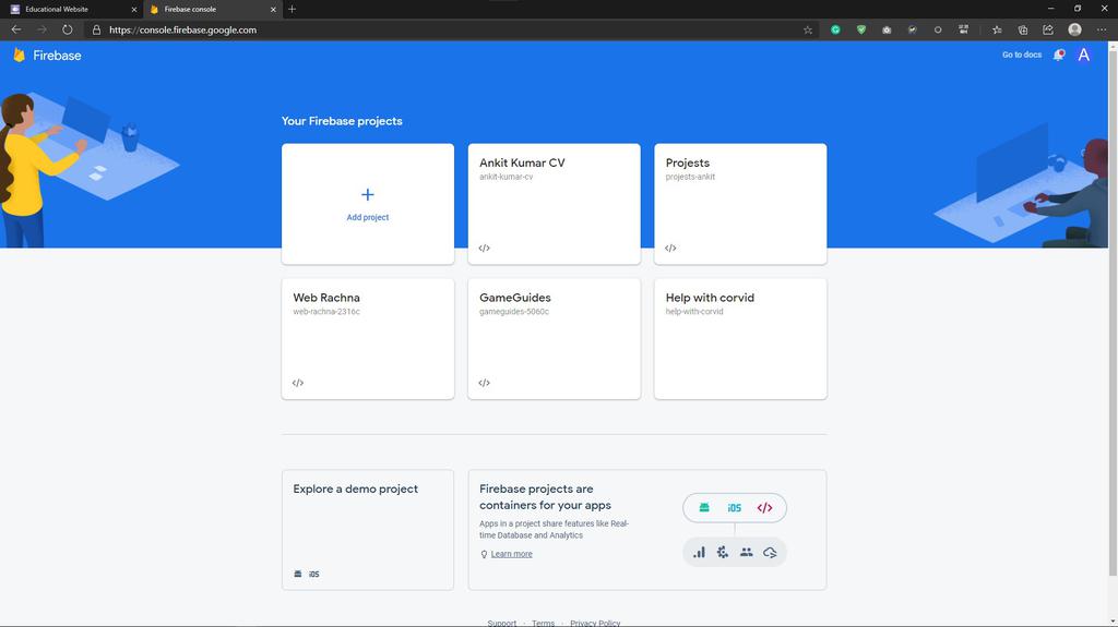 Hosting A Static Website On Firebase For Free Geeksforgeeks