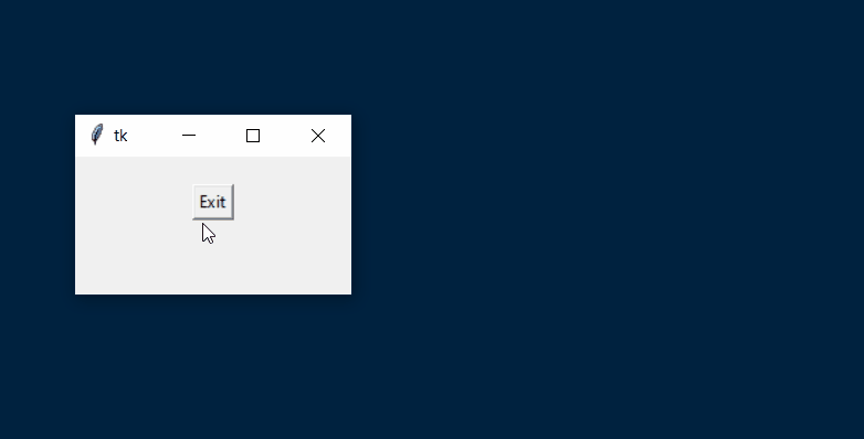 How to Close a Tkinter Window With a Button? - GeeksforGeeks