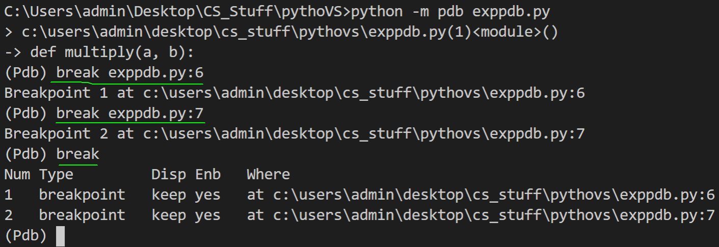 Python Debugger – Python pdb