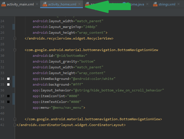 android studio recyclerview scroll to position