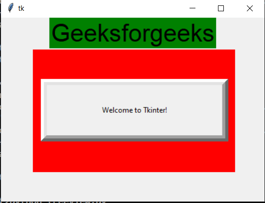 How to Close a Tkinter Window With a Button? - GeeksforGeeks