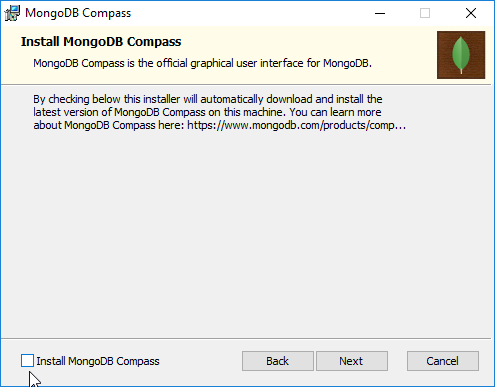 mongodb compass download windows