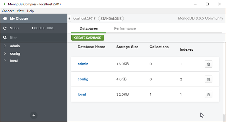 mongodb compass