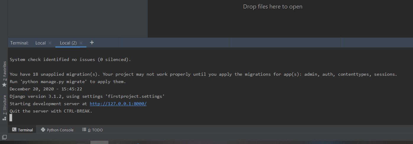 Create A New Django Project In Pycharm Using Pycharm Terminal -  Geeksforgeeks