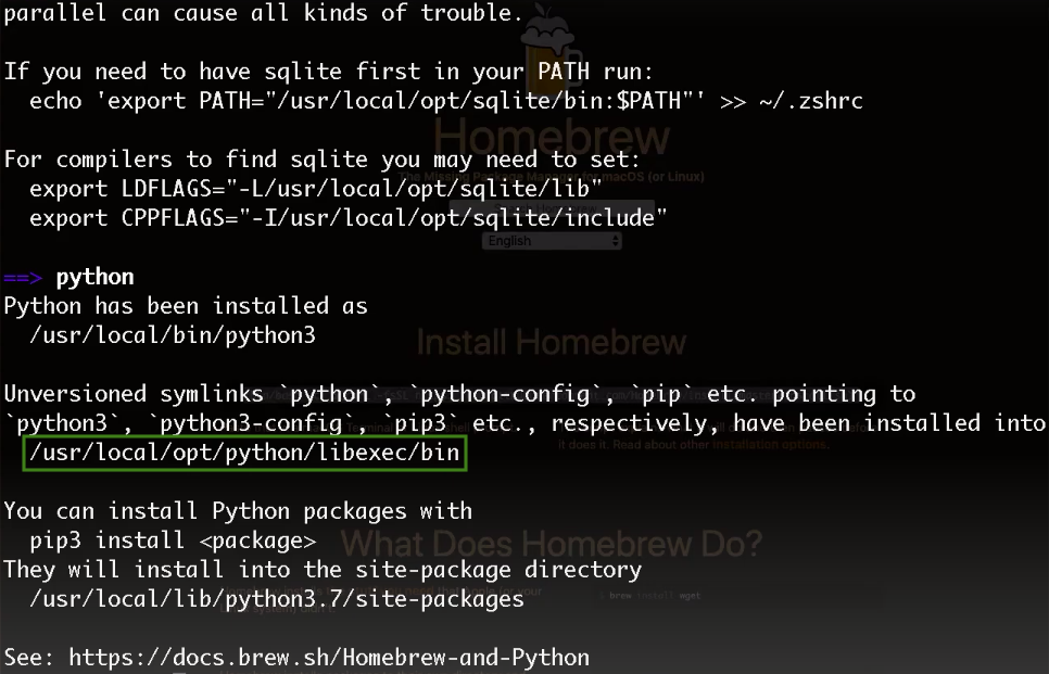 python 3 install directory