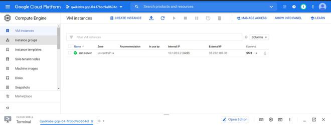 Google Cloud Platform - Setting Up a Game Server - GeeksforGeeks