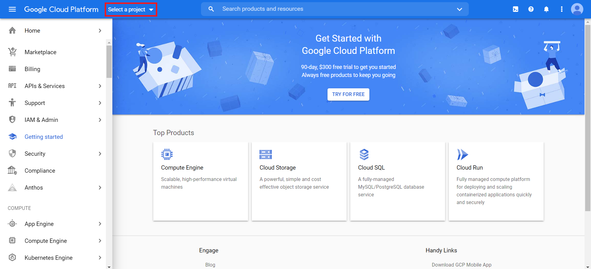 How to Create Google Cloud Console Account & Projects in GCP ...