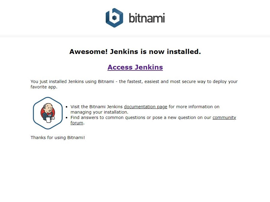 Access Jenkins 