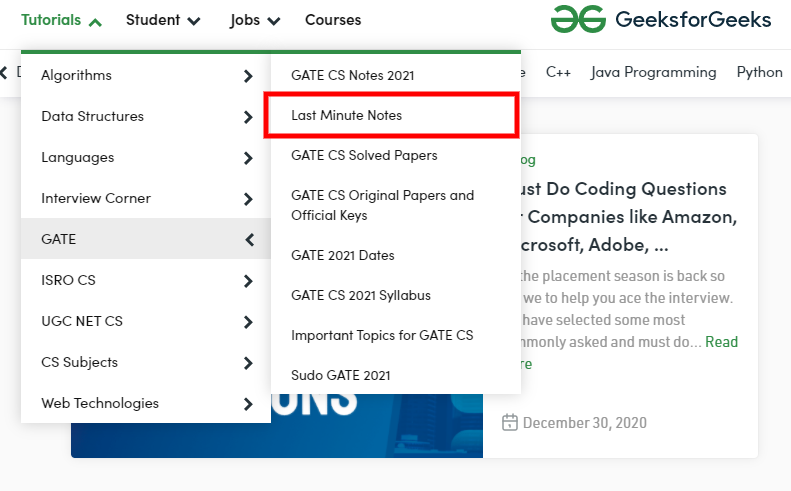 Revision Phase - GeeksforGeeks