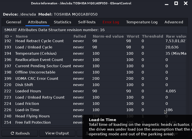 ubuntu check ssd disk health