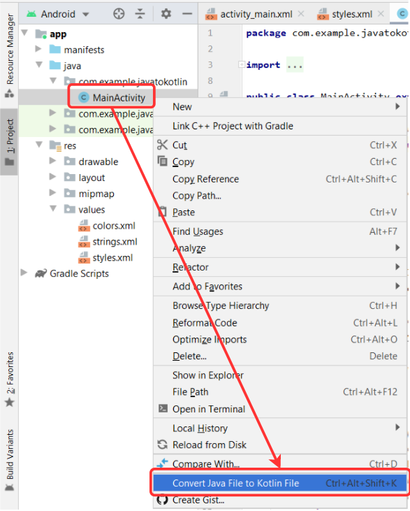 Esitellä 94+ imagen android studio convert java to kotlin