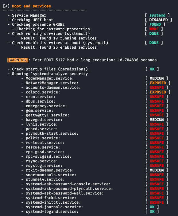 Lynis Security Tool for Audit and Hardening Linux Systems