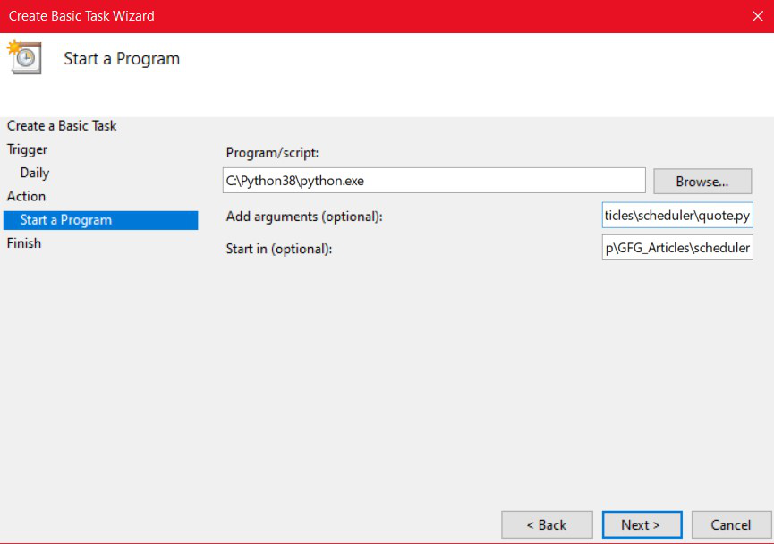 How to Execute Python Scripts in Batch Mode using Windows Task Scheduler -  Tech Rando