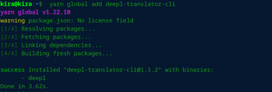 Deepl - Command Line Language Translator Tool for Linux
