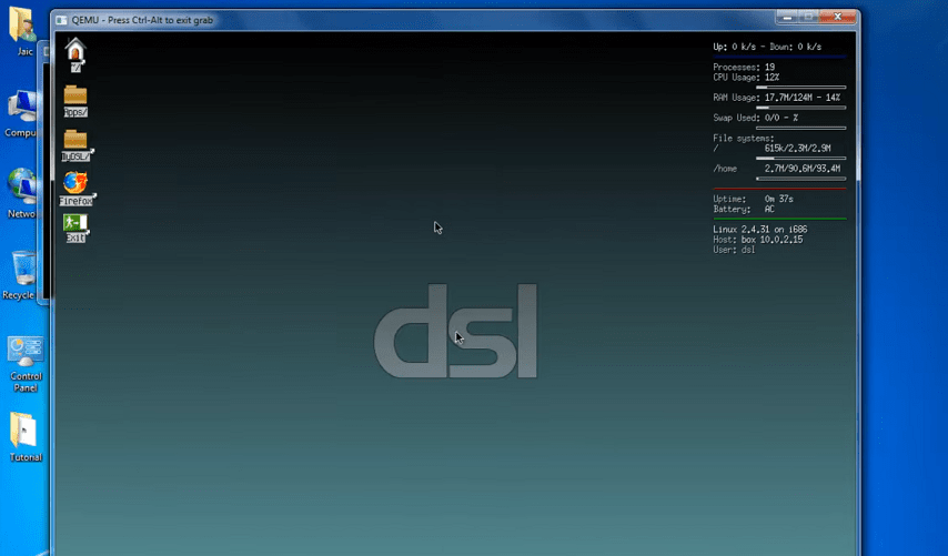 DSL window