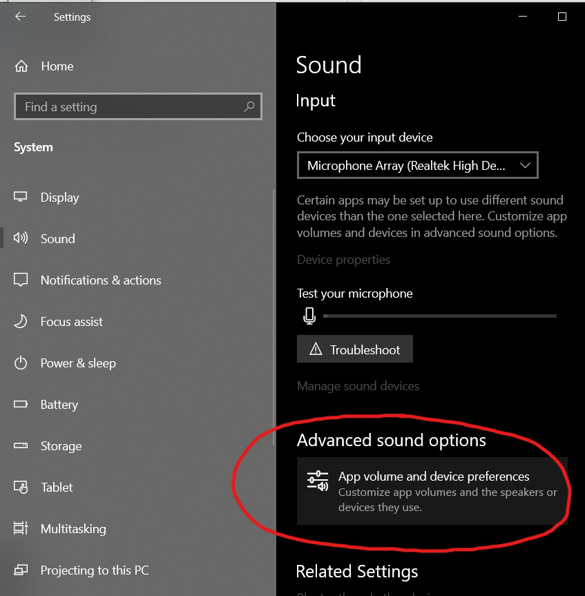 name not available volume mixer windows 10