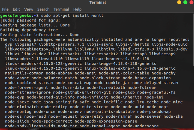 monit start stop daemon example