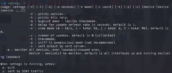 How to Monitor Network Traffic in Linux With nethogs