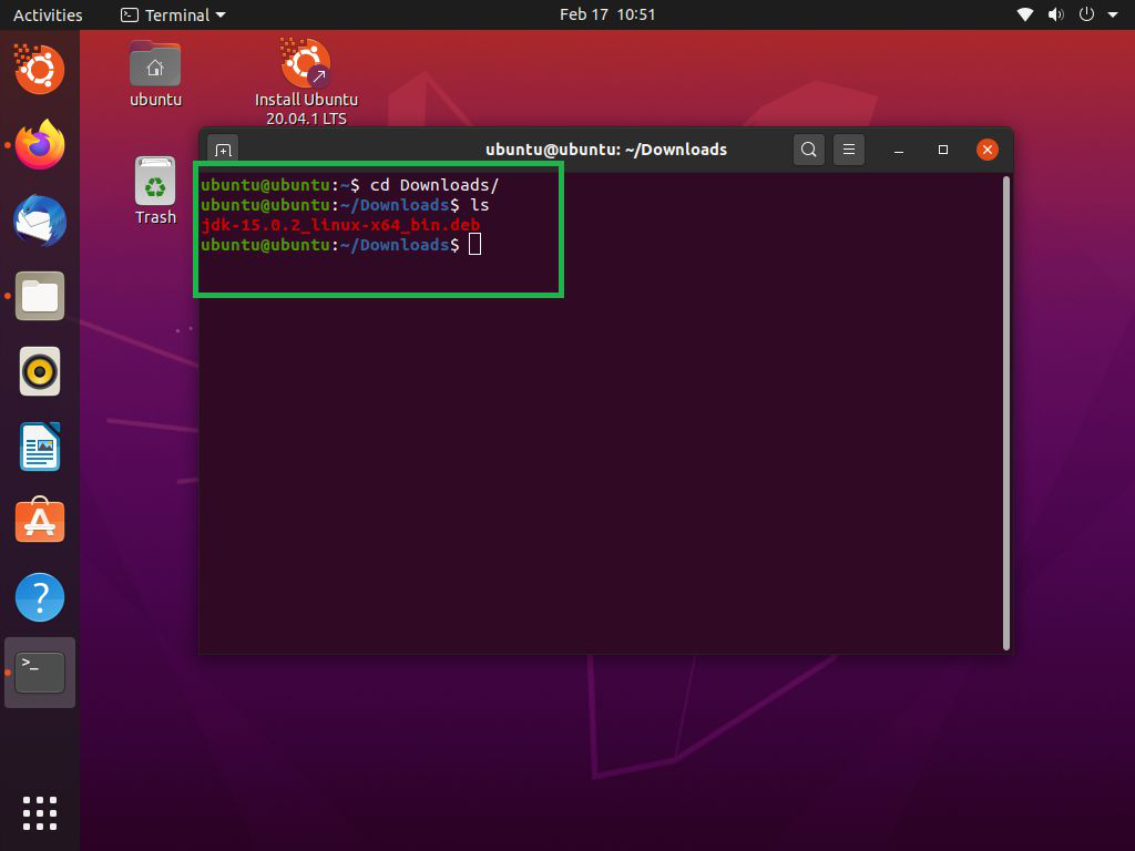 Ubuntu terminal