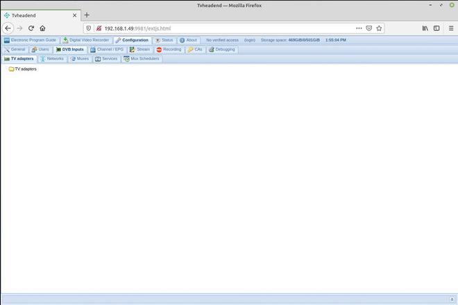 Install Open Source TV Streaming Server TvHeadend in Linux Mint