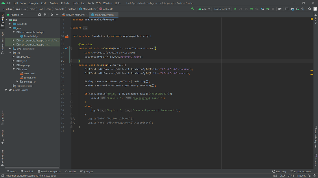 how to make your own theme android studio