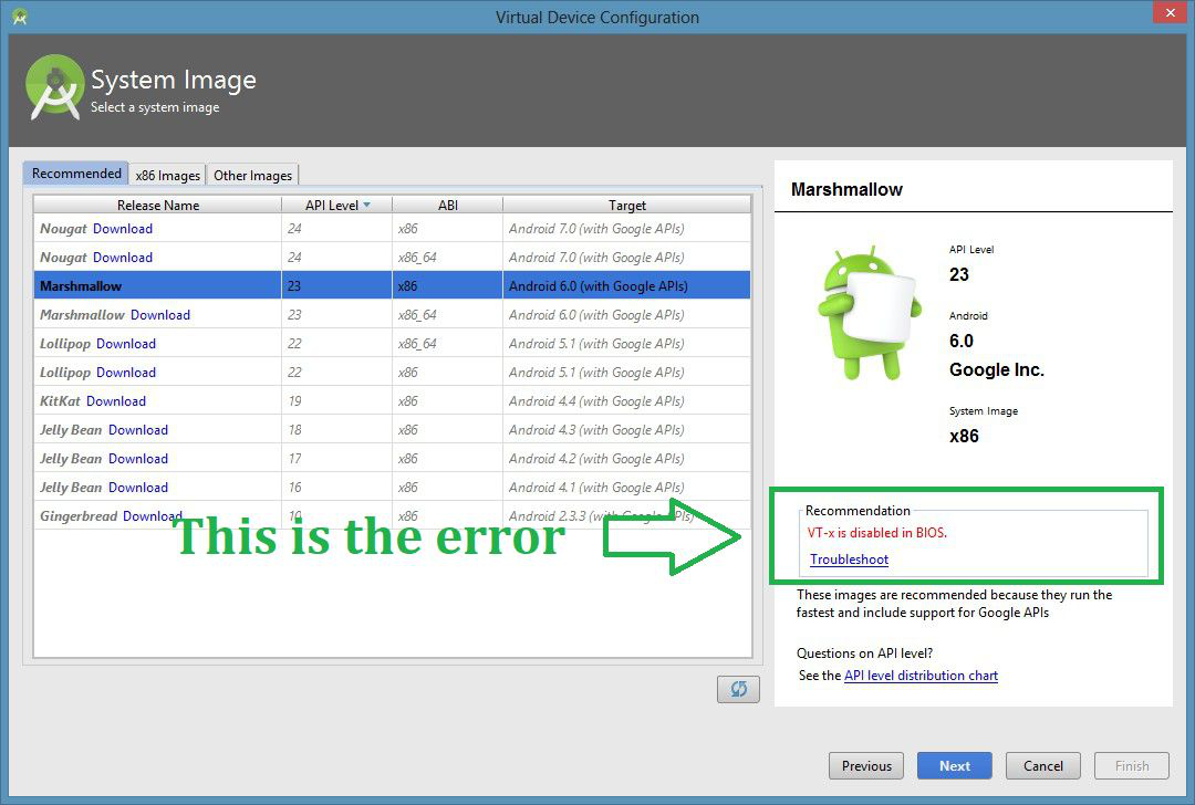 Vt x is disabled in the bios android studio что делать