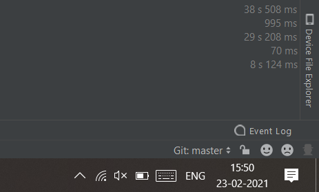 push changes using git android studio plugin