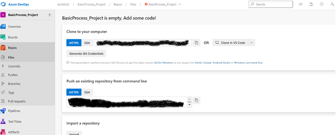 Microsoft Azure - Create Project in Azure Devops using Basic Process ...