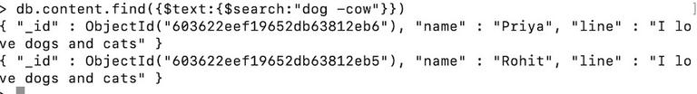 MongoDB Text Search - GeeksforGeeks