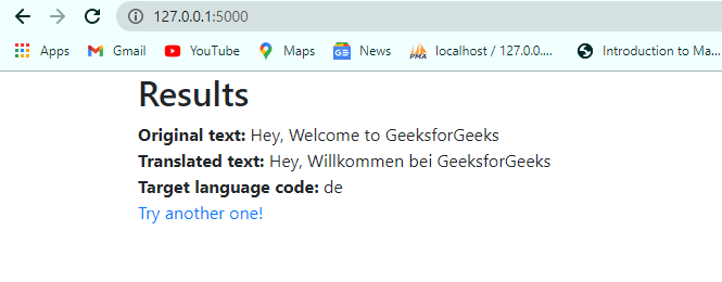 Build a Text Translator Web App using Flask and Azure Cognitive ...