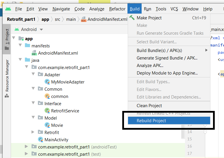 Different Ways to fix “cannot resolve symbol R” in Android Studio -  GeeksforGeeks