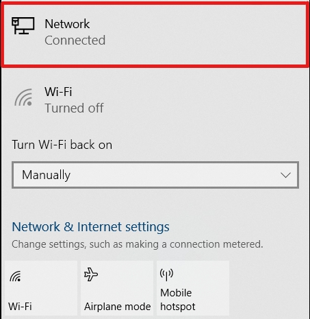 how to setup usb internet connection