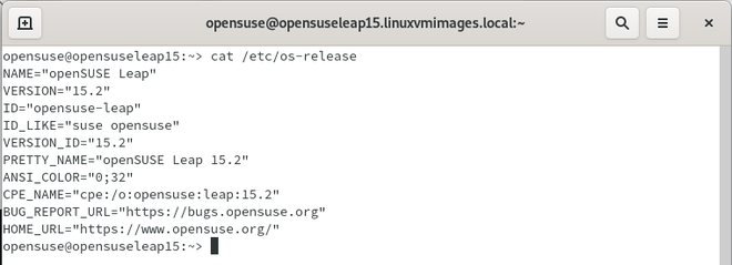 hoe openSUSE Linux versie