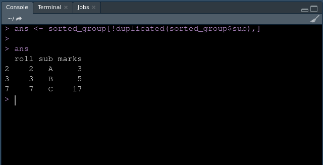 How to select row with maximum value in each group in R Language