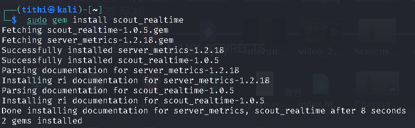 Scout_Realtime Monitor Server and Process Metrics in Linux