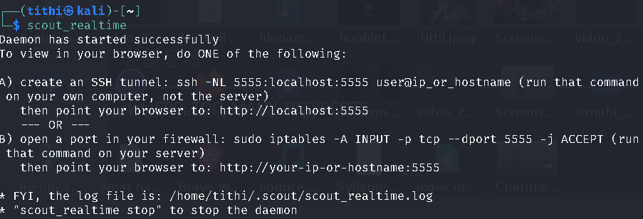 Scout_Realtime Monitor Server and Process Metrics in Linux